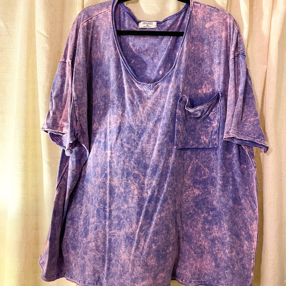 Mineral Washed Oversized Tee